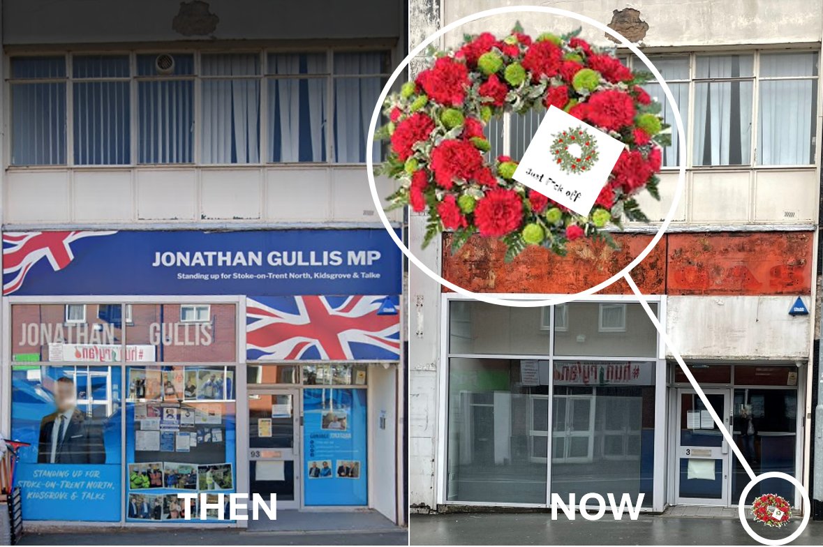 MittensOff's tweet image. Tunstall High Street in Stoke North is already picking up.
#GullisisGone #Gullis #ToryWipeout