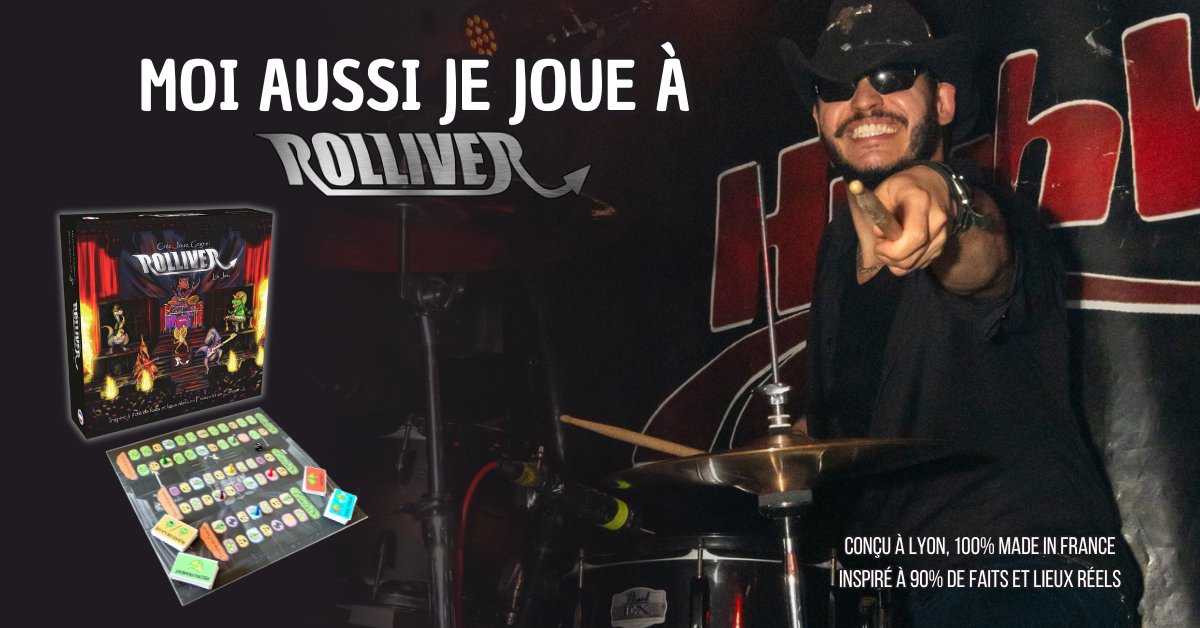 ROLLIVER5's tweet image. Crée ton groupe avec le jeu Rolliver !
Le jeu sur la scène amateur et émergente

Conçu à Lyon, 100% made in France,
Inspiré à 90% de faits et lieux réels !

Plus d'infos ici 
rolliver.sumupstore.com

#jeu #jeudesociete #musique #music #musician #band #creation #concert #festival