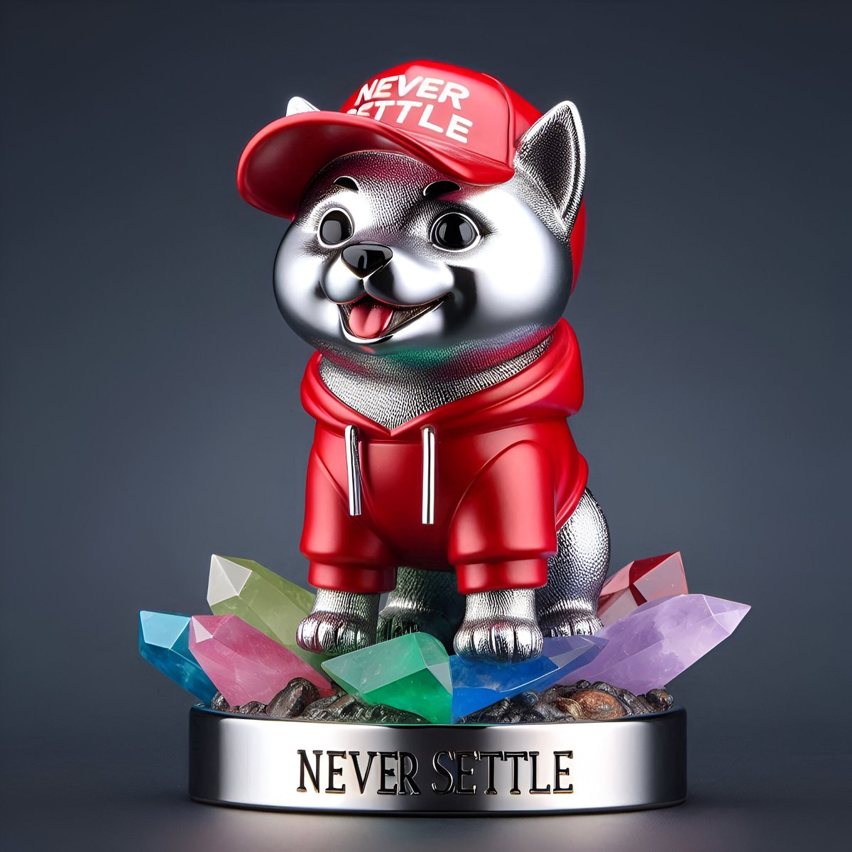 After making multiple #MakeItMetal UNA concepts, I finally came up with the Ultimate version of <a href="/unarates/">Una</a>! 🐶🥰

<a href="/PeteLau/">Pete Lau</a> &amp; <a href="/KinderLiu/">Kinder Liu</a> did you like this?