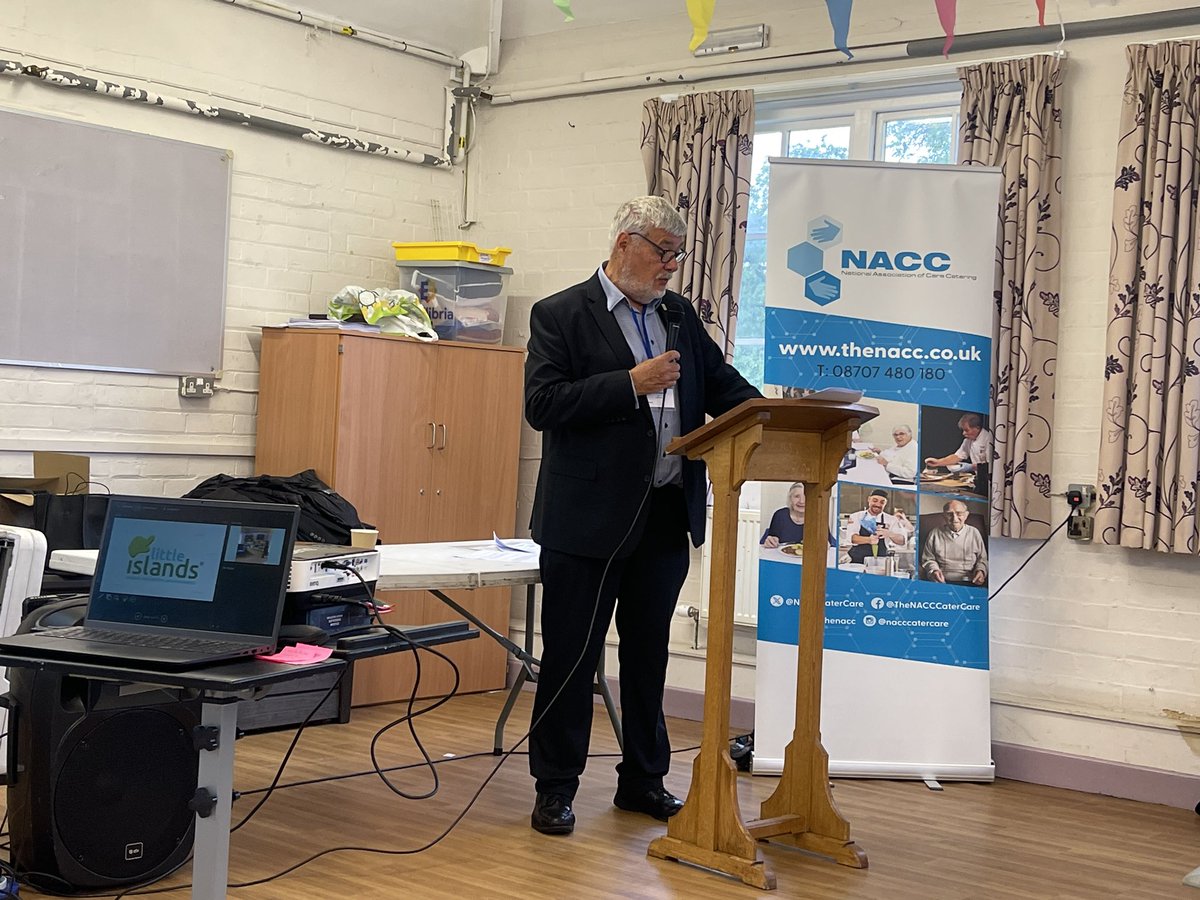 A brilliant day so far at the <a href="/NACCCaterCare/">The NACC</a> North regional seminar with a focus on dementia dining and reminiscence through food. A packed house!