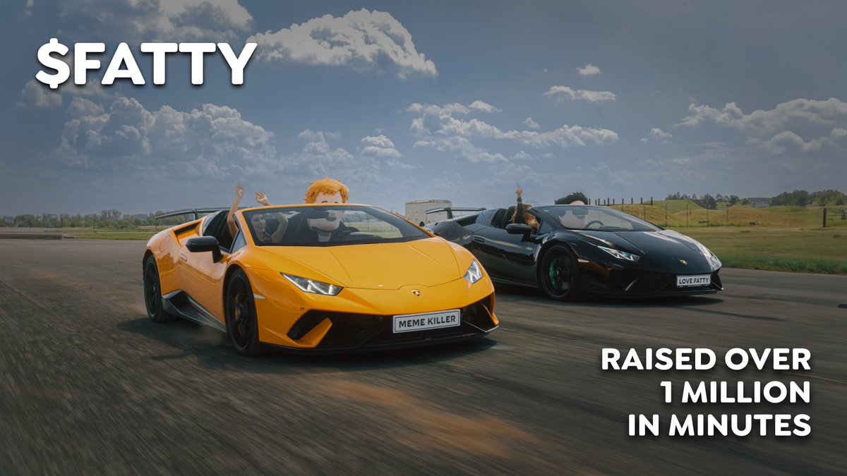 FatBoys from $FATTY ecosystem cruising their way to create the top token ever 🔥💸!

Will you join them for an unforgettable #MEME ride?

🔗 OFFICIAL MUSIC VIDEO: youtube.com/watch?v=cJI4Z9…
🔗 PRESALE: fatty.io

#FatBoy #FATTY #Crypto #GameFi #Presale