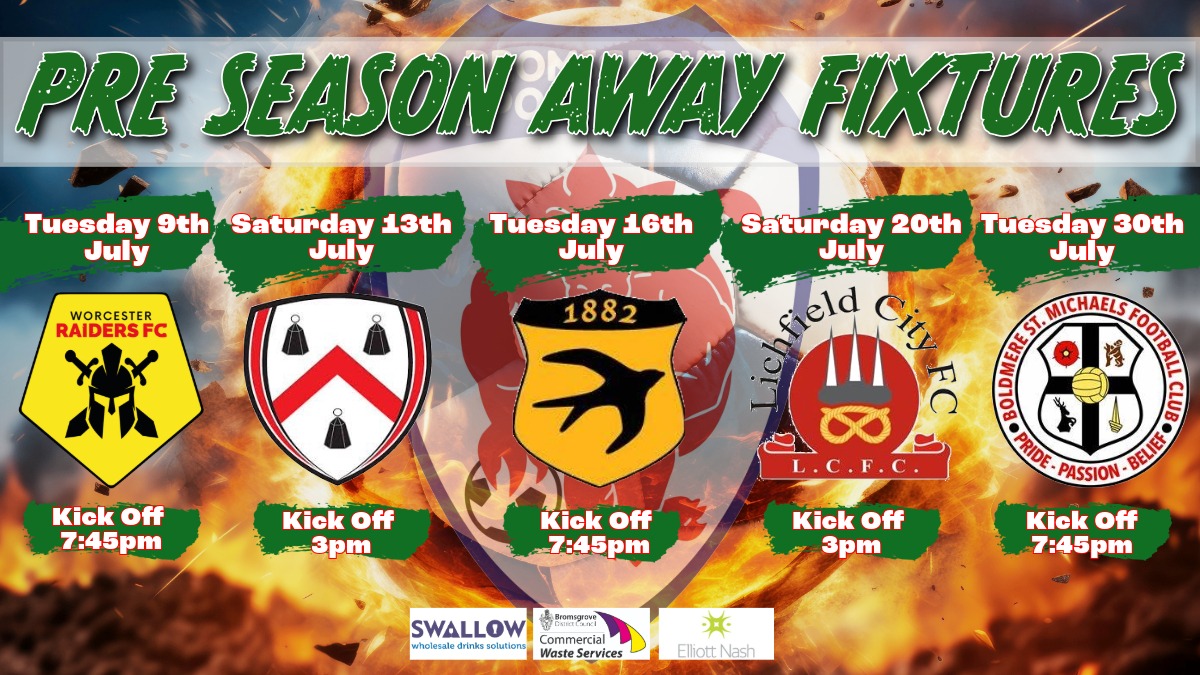 Our pre-season schedule gets underway tonight with a trip to <a href="/WorcsRaidersFC/">Worcester Raiders FC</a>.

A new campaign starts - are you with us for another journey?!

#Rouslers #BackBromsgrove