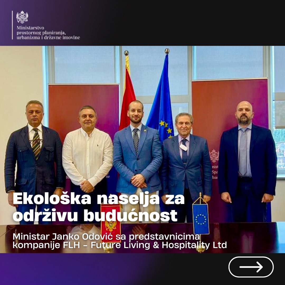 mdup_cg's tweet photo. Ministar Janko Odović sastao se sa predstavnicima FLH-a kako bi razgovarali o ovim ambicioznim planovima za investiranje u rastući turistički sektor u Crnoj Gori. https://t.co/8gXkQulB22