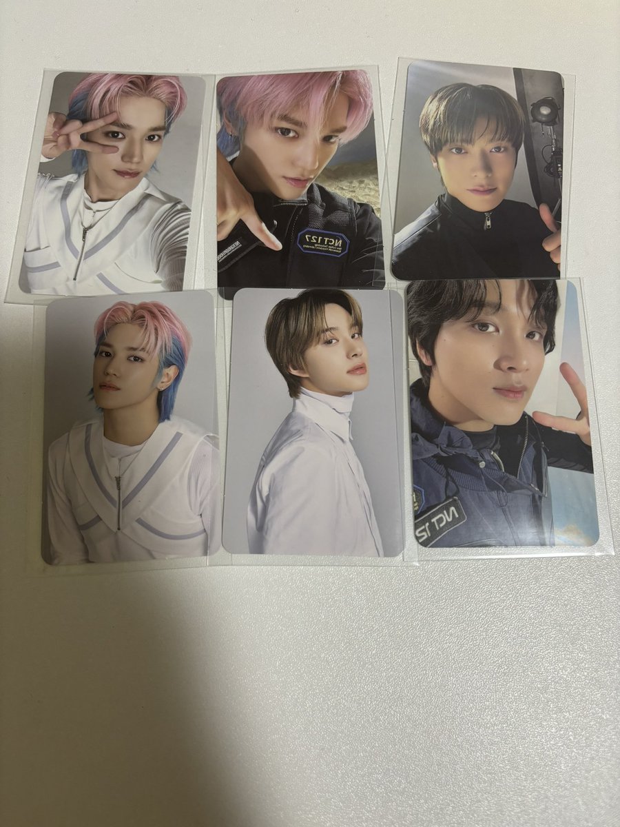 Ut6F8l's tweet photo. NCT127 イリチル トレカ 交換 

【譲】テヨン・ジェヒョン・ジョンウ・ヘチャン
【求】ドヨン(何でも可)

お心当たりある方はリプライお願いいたします。 https://t.co/Mj92GCfG8x