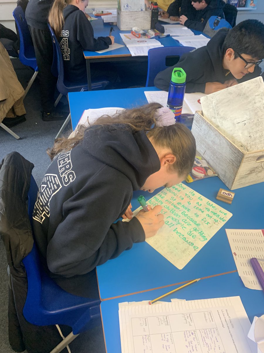 StPetersYr6's tweet photo. Year 6 are in the process of writing to our councillors about some of the issues we have spotted around our school! They are very passionate about protecting our school community ⭐️ https://t.co/Qqr5EkrQU7