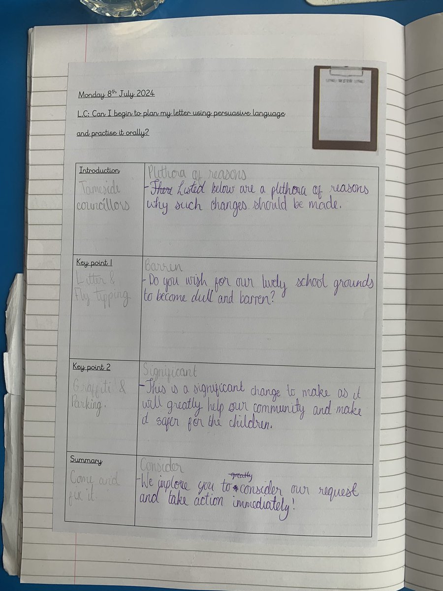StPetersYr6's tweet photo. Year 6 are in the process of writing to our councillors about some of the issues we have spotted around our school! They are very passionate about protecting our school community ⭐️ https://t.co/Qqr5EkrQU7