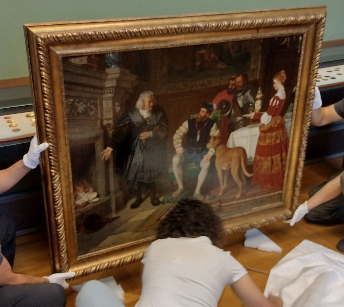 JohEberhardt's tweet image. Karl V. und Jakob Fugger sind zurück aus dem @KHM_Wien im #Münzkabinett_Berlin @kulturSPK

und vertrauter Gesellschaft: z. B. von ikmk.smb.museum/object?id=1821…

Vielen Dank an die Alte Nationalgalerie für die Leihgabe in unserer Dauerausstellung im #BodeMuseum #Museumsinsel #Berlin.