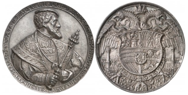 JohEberhardt's tweet image. Karl V. und Jakob Fugger sind zurück aus dem @KHM_Wien im #Münzkabinett_Berlin @kulturSPK

und vertrauter Gesellschaft: z. B. von ikmk.smb.museum/object?id=1821…

Vielen Dank an die Alte Nationalgalerie für die Leihgabe in unserer Dauerausstellung im #BodeMuseum #Museumsinsel #Berlin.