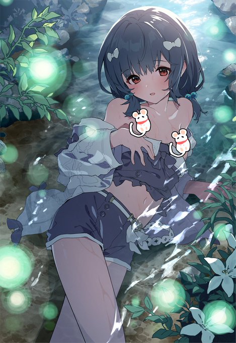 ビカラ本表紙いじった 水の透明感がアップ 