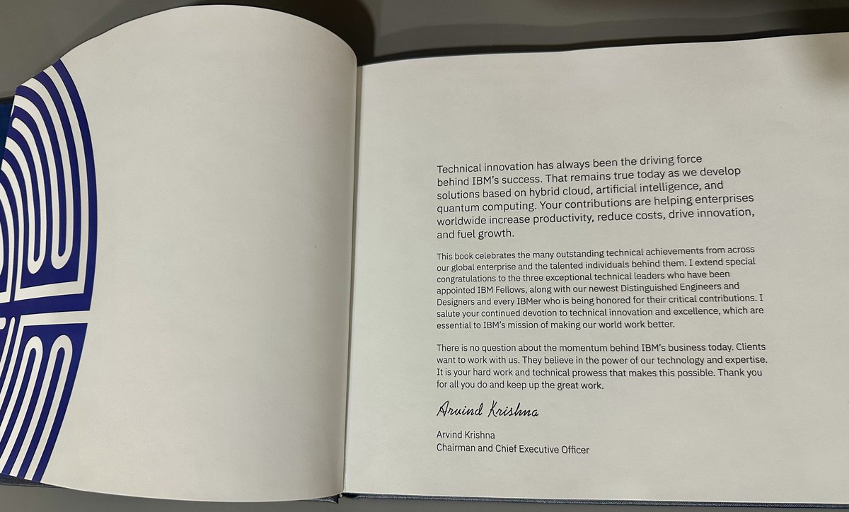 rahulguptaibm's tweet photo. Feeling honored and grateful  to be mentioned in the 2024 IBM Corporate Technical Recognition  yearbook for Technical Collaboration Achievement Program (TCAP)  Leadership Award. Proud to have worked closely with my colleagues Mihai Criveti and Ahmed Azraq on  co-leading OIC initiatives related to IBM Cloud Paks/Red Hat OpenShift  solutions and reusable architecture, which led to achieving this award. 

Thank you to OIC Chair @BillHiggins  and previous IBM Academy of Technology President @JulieSchuneman  for  their guidance and support, as well as the wider OIC community for  fostering such an outstanding environment for learning and growth. 

Also thankful for support and guidance from Carol Hernandez, Changwoo Jung, Greg Hintermeister, Eric Herness, Rambabu Parvatina, Boas Betzler, Michael Sylvia, John DeMarco, Eric Montclare, Rosanne DeVries, Ken McTigue, Vinit Jain, Debasis RoyChoudhuri and Joyil Joseph when I got to work on solutioning with IBM CloudPaks and RedHat OpenShift in Cloud Solutioning Center and Cloud Engagement Hub.
