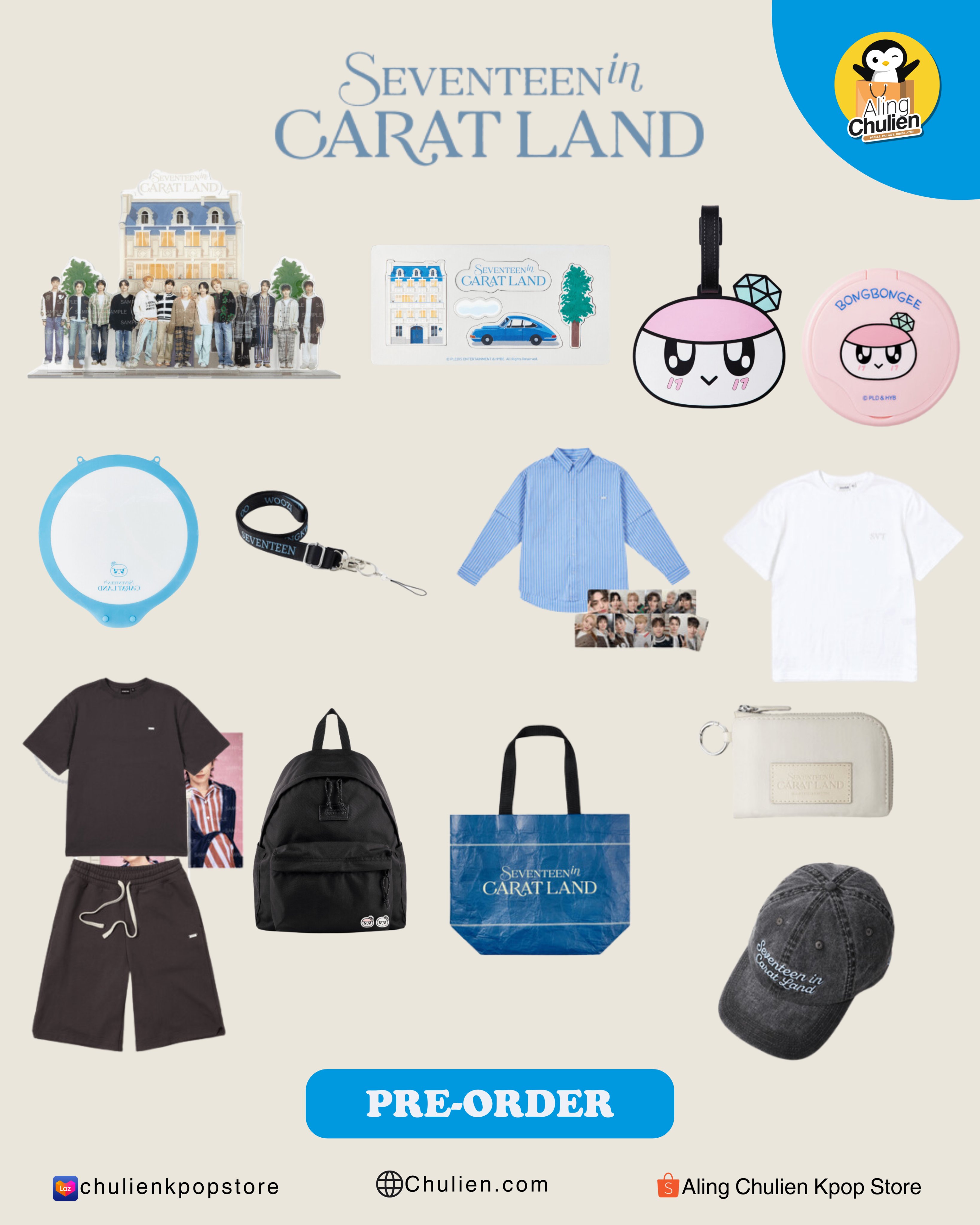 SEVENTEEN in CARAT LAND 2025 トートバッグ キャップ SEVENTEEN in CARAT LAND 2025 トートバッグ キャップ SEVENTEEN