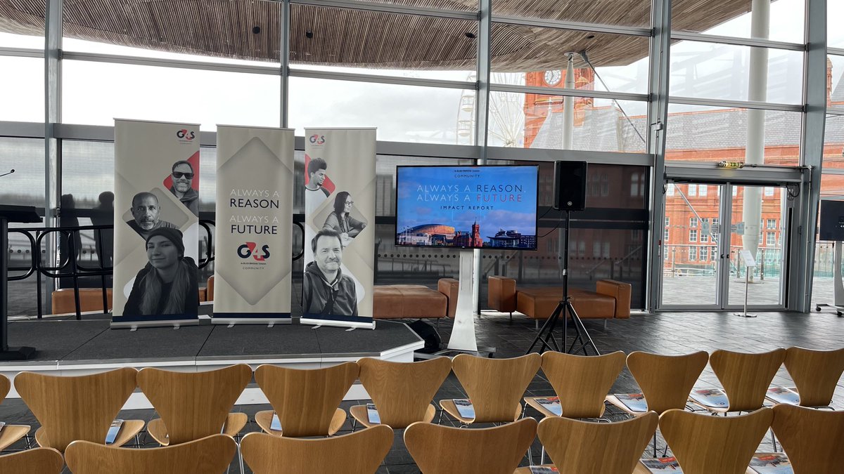 G4SCommunity's tweet image. We’re all set up and ready to welcome our 80+ guests to our first #CommunityImpactEvent. Sponsored by ⁦@PeredurPlaidAS⁩ we’ll be using today to showcase the incredible work being done across services in Wales and celebrate the people on the other side of them.