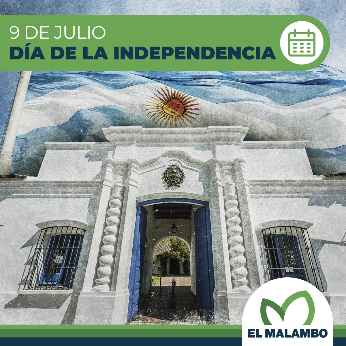 📆 #9DeJulio 

🇦🇷 Feliz Día de la Independencia, celebremos juntos la libertad y los valores que nos unen. 

#DíaDeLaIndependencia #Argentina #OrgulloNacional #ElMalamboAgro #GeneralVillegas