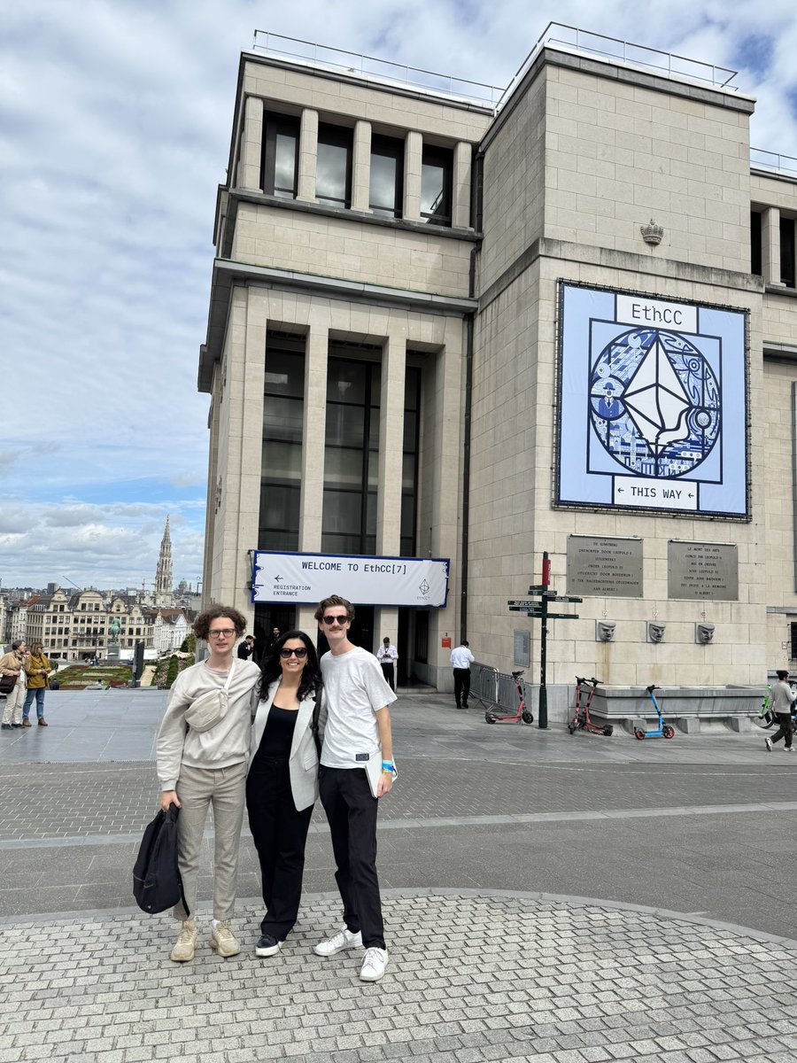 Coming in hot to Brussels with <a href="/madamczyk0/">Marta Adamczyk</a> 
If you’re here, let’s go and and yarn over a cold beer in this beautiful city. 

Find me at <a href="/EthCC/">EthCC - Ethereum Community Conference</a>  and all the hundreds of other side events!
