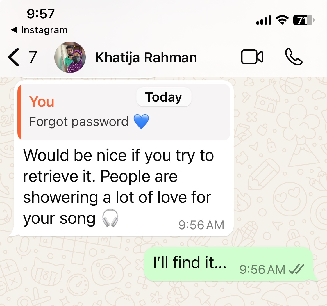 ganavya (@ganavya) on Twitter photo generally staying off x but thanks to my gentle sister <a href="/RahmanKhatija/">Khatija Rahman</a> I learnt there are kind words being said hereā reading them slowly, (Iām tired of English) thank you all, for this to be the first song I sing in my own language in film⦠all I can say is there is only love ā„ļø generally staying off x but thanks to my gentle sister <a href="/RahmanKhatija/">Khatija Rahman</a> I learnt there are kind words being said hereā reading them slowly, (Iām tired of English) thank you all, for this to be the first song I sing in my own language in film⦠all I can say is there is only love ā„ļø