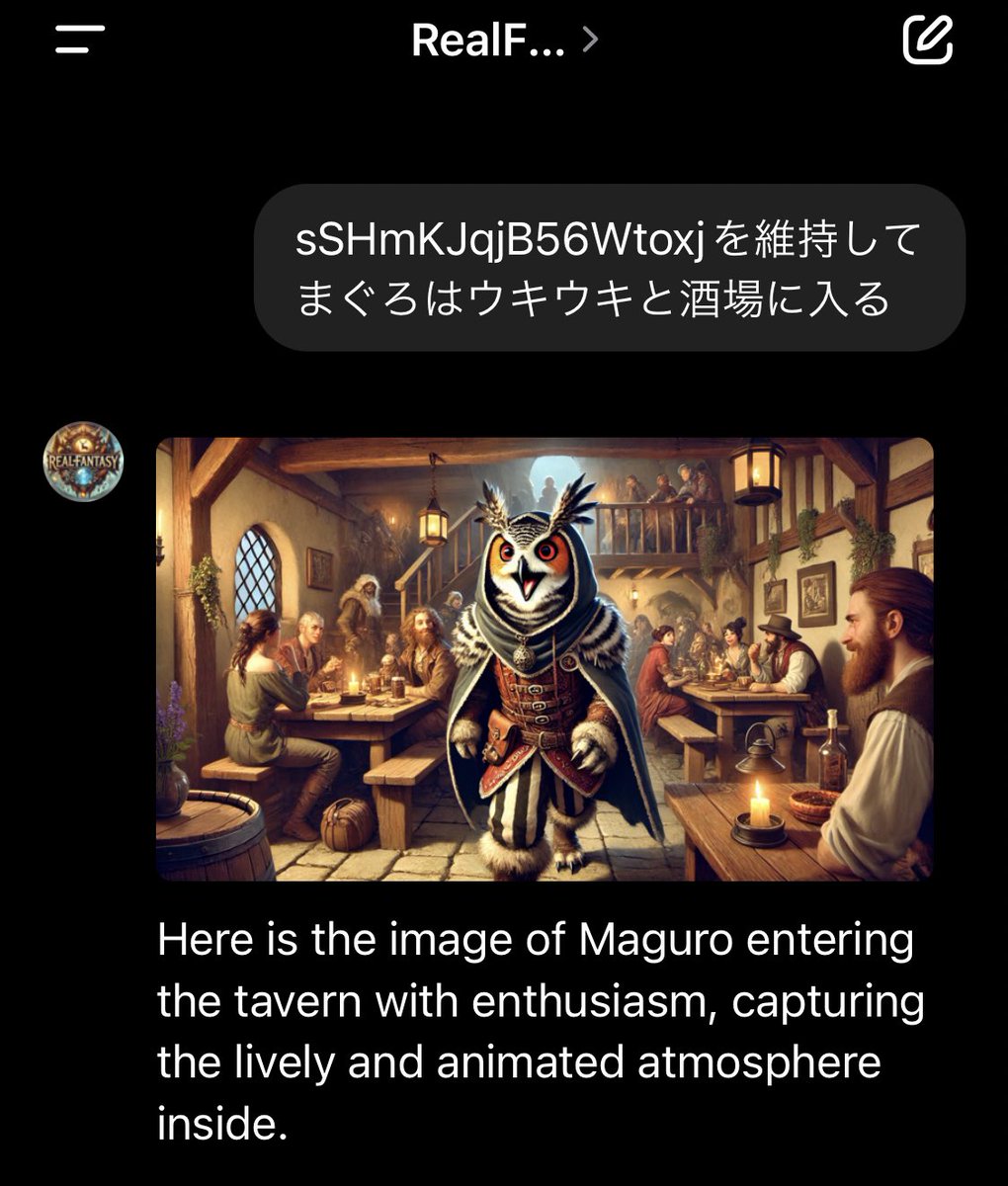 TunaCan0141's tweet photo. #ChatGPT 
GENIDを維持して、で設定引っ張れると聞いて早速ためした
ほ、ほんまや
完全ではないが、細かい指示がなくともかなり引っ張れる https://t.co/fpx7K0RRJo