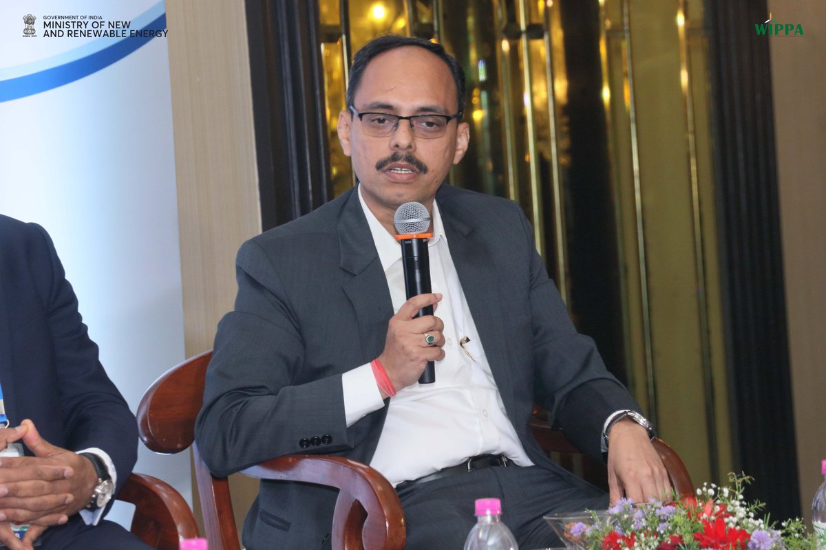1/3
At the Pawan Urja – Powering the Future of India conference's panel discussion on - Financing the Transition to Renewable Energy: Overcoming Challenges through Practical Solutions organised by <a href="/_WIPPA/">Wind Independent Power Producers Association</a> in association with the <a href="/mnreindia/">Ministry of New and Renewable Energy (MNRE)</a>, <a href="/shyam2602/">S Sharma</a>, our CFO, listed out the...