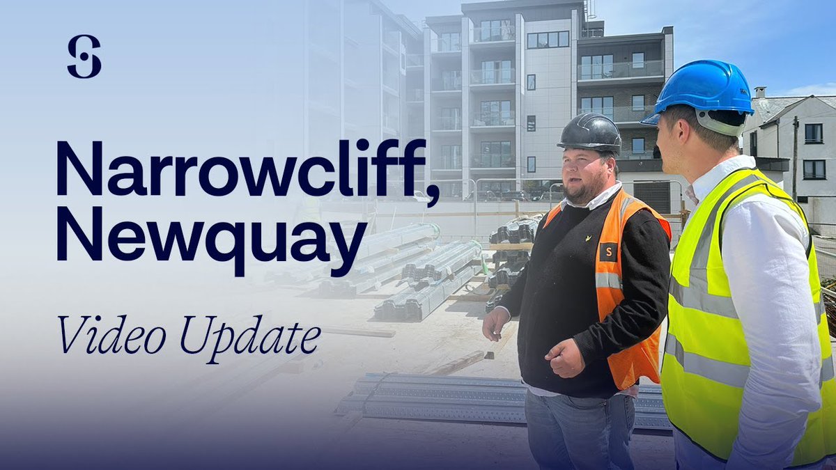 Have you seen our latest video? Sam Tibbins heads to the Narrowcliff development in Newquay to speak with the Project Manager and get the latest updates on the construction progress. 

Click the link below to watch the video:
bit.ly/3WgeM9o