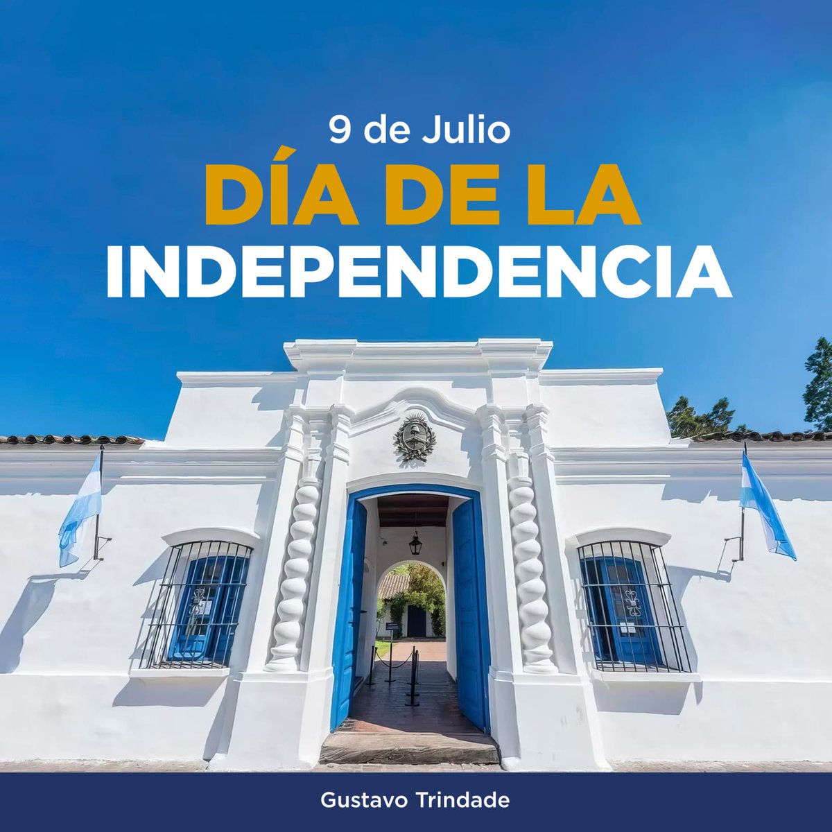 Honor para quienes lucharon por nuestra libertad; por una Argentina justa y soberana. Honor a quienes lucharon por el futuro. 
¡Feliz #DíadelaIndependencia! 
#9deJulio 🇦🇷
