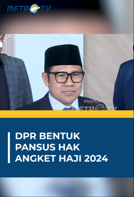 Metro_TV's tweet photo. Wakil Ketua DPR, Muhaimin Iskandar resmi mengesahkan pembentukan panitia khusus hak angket penyelenggara haji 2024. Hak angket dibentuk dalma rangka menyelidiki indikasi penyalahgunaan tambahan kuota haji pemerintah.
#dpr #hakangket #muhaiminiskandar #haji2024 #Metrotv https://t.co/O6SUfdSriJ