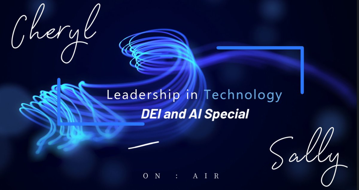 🚨New! Leadership in Technology 🗲- A DEI and AI Special with Cheryl Ragland, CMO at <a href="/Spirent/">Spirent</a> 
See: 🔗🎞️bit.ly/CherylSallyDEI… ⬅️ 

🌟 Diversity, Equity, #Inclusion &amp; Belonging in Tech
🌟 #Mentorship Facilitation and Sponsorship
🌟 Changes in #Marketing and #Technology
🌟 The