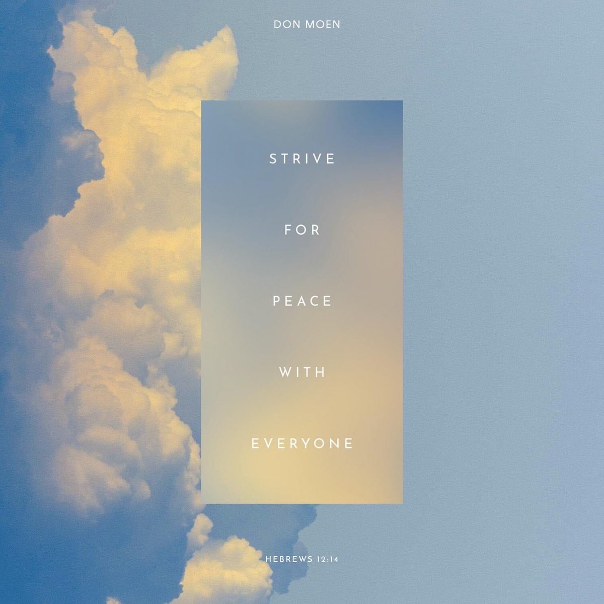 donmoen's tweet photo. “..and HOLINESS, without which no one will see the Lord.”
-Hebrews 12:14

#peace #holiness #bibleverse #bible #christian #jesus #godisgood #godislove #jesuslovesyou #donmoen https://t.co/wZWt47MjIK