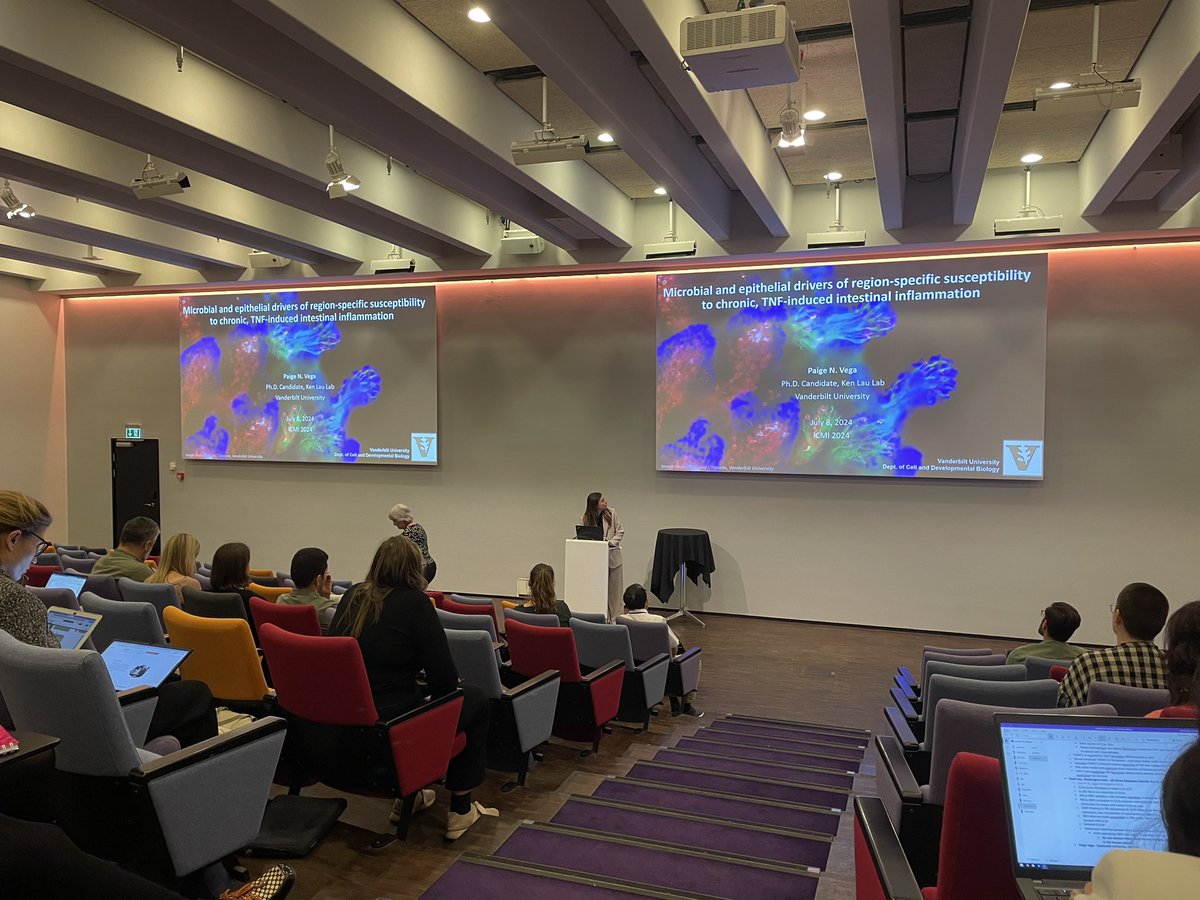 Kevin Jay Mercurio (@kjbmercurio) on Twitter photo Another big day at #ICMI2024 🤩 incredible talks on histone modifications / NOS2 during IBD <a href="/AlenghatLab/">Theresa Alenghat</a>, TGF-B secretion on epithelial barrier <a href="/ComanDianaa/">Diana Coman</a>, helicobacter colitis model under IL-10 deficiency <a href="/powrie_lab/">The Powrie Lab</a> & TNF-signalling during inflammation @Paige_N_Vega 🔃 Another big day at #ICMI2024 🤩 incredible talks on histone modifications / NOS2 during IBD <a href="/AlenghatLab/">Theresa Alenghat</a>, TGF-B secretion on epithelial barrier <a href="/ComanDianaa/">Diana Coman</a>, helicobacter colitis model under IL-10 deficiency <a href="/powrie_lab/">The Powrie Lab</a> & TNF-signalling during inflammation @Paige_N_Vega 🔃