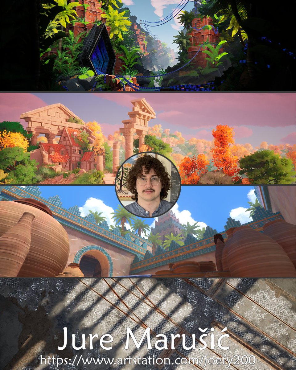 Happy #portfolioday !! 

My name is Jure Marušić and I am now officially in my last year of art college. 🥳 

I love stylized 3D environment art and have been experimenting with realism lately as well! 

🖌️: artstation.com/joefy200