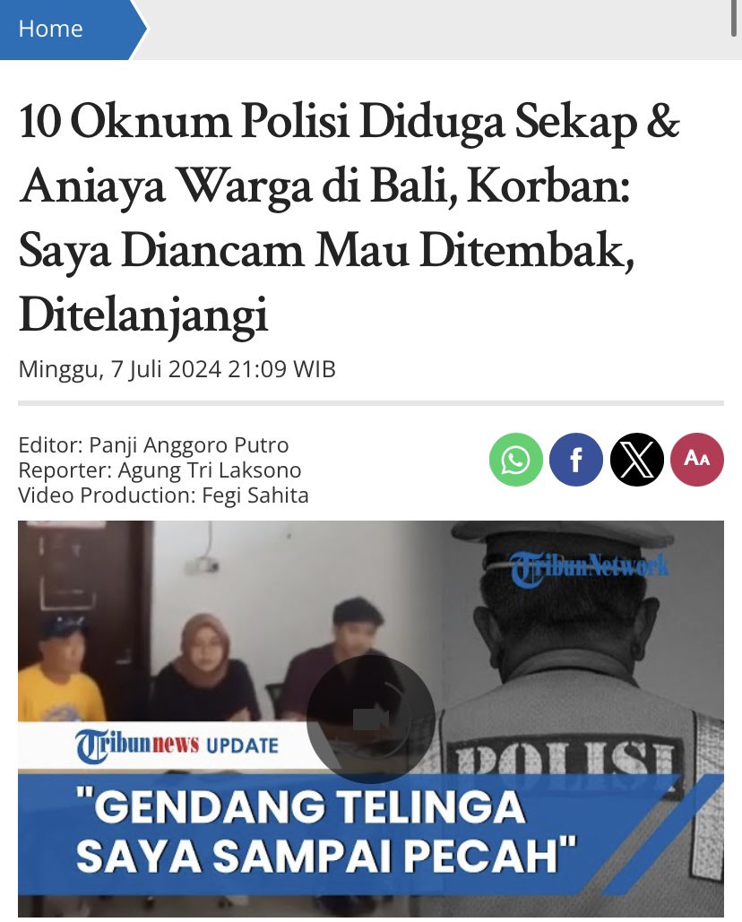 kasus afif belum selesai, udah muncul lagi yg baru