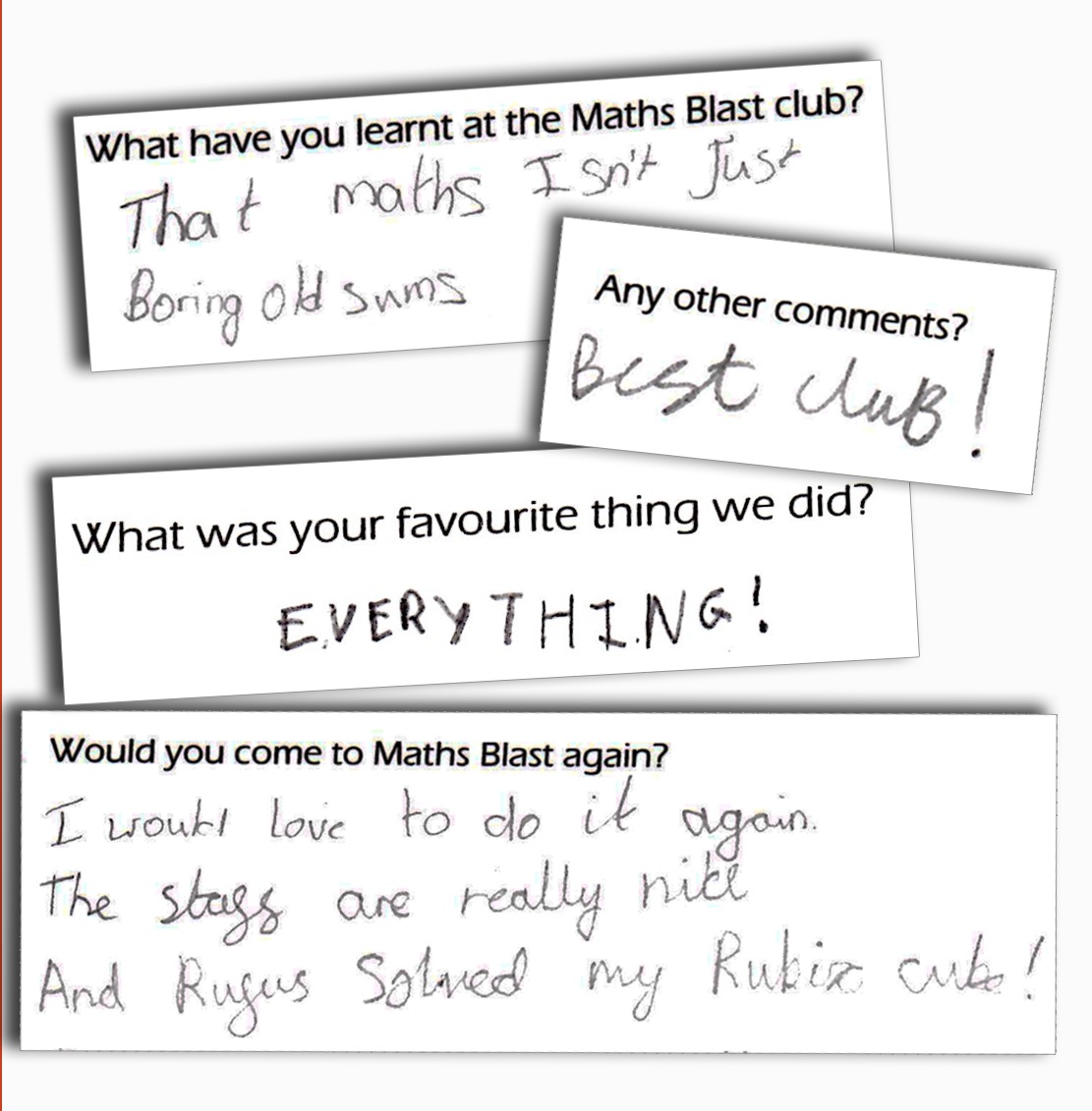 We build excitement for Maths with our activities including our afterschool club program. To find out more head to: mathsblast.com/clubinformation