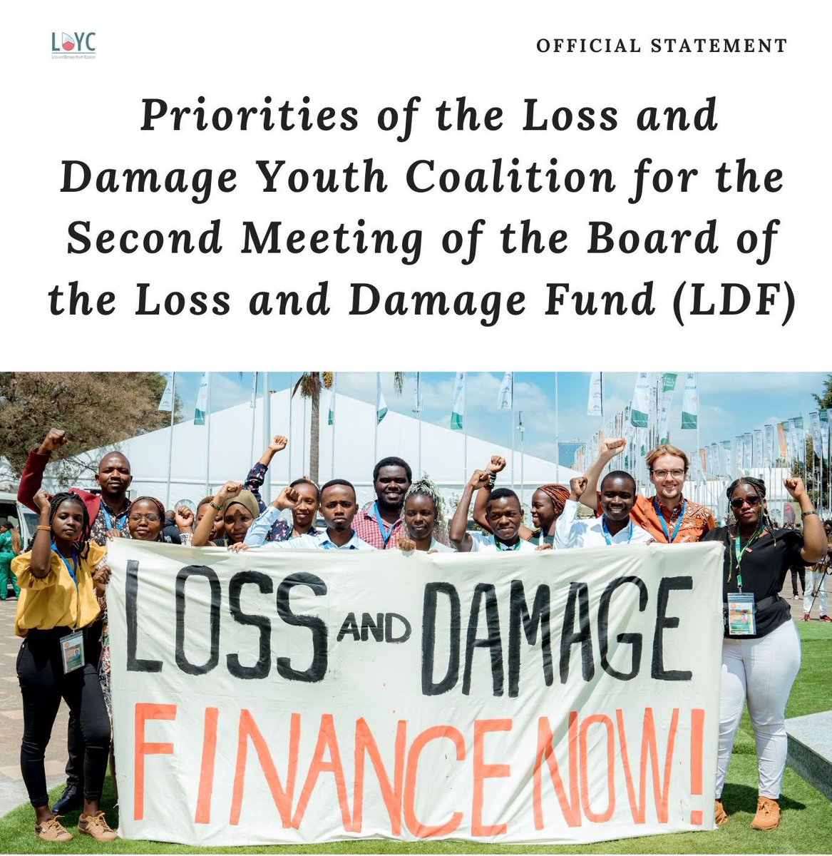 LossDamageYouth's tweet photo. 🌍 The 2nd #LossAndDamage board meeting is happening in Korea from July 9-12!  

✊We're pushing for ambitious outcomes from this meeting on fund structure, access, civil society etc. 

🔗 Read our full official statement here: https://t.co/qcFqmGp9dp https://t.co/uUEyz4vxFB