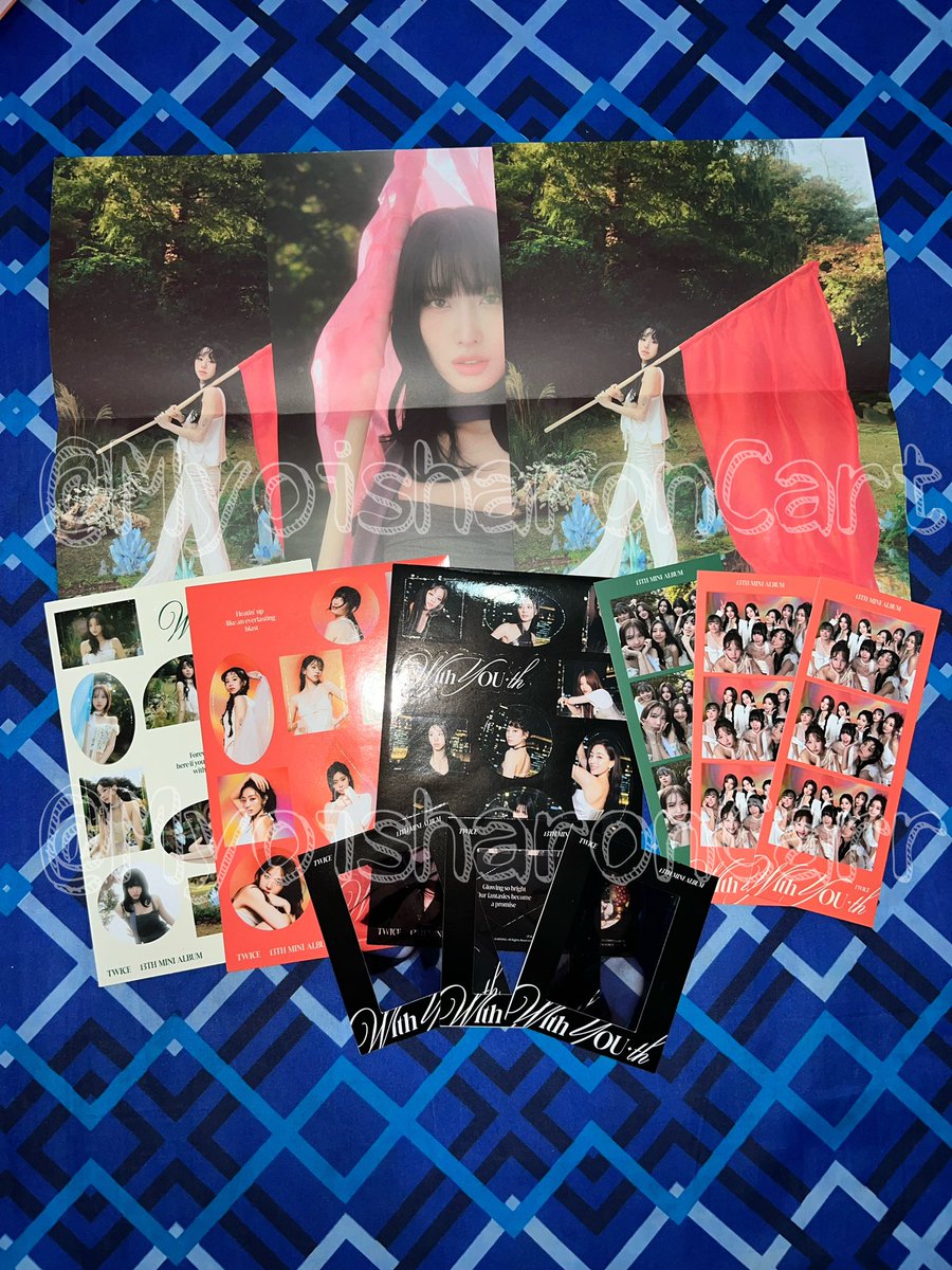 MyoisharonCart's tweet photo. ｡•̀✧ Help rt | wts lfb ph ✧•̀｡

  ♡ TWICE WITH YOU-TH PC

𓏔 2,400 set (2,200 if payo)
𓏔 DOP : 1 week
𓏔 need dp (nrdp)
𓏔 ONHAND
𓏔 dm for more details
𓏔 reply/dm mine

t.nayeon jeongyeon momo sana jihyo mina dahyun chaeyoung tzuyu bear with you-th pc photocard https://t.co/gFnIoSmDRw