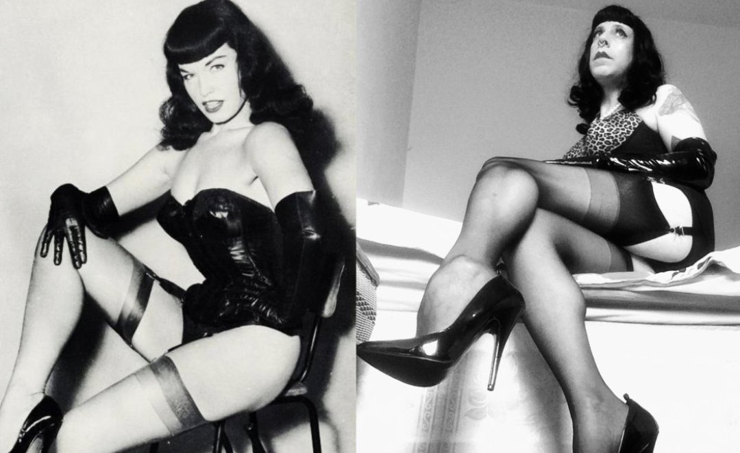 My Bettie Page tribute 🩷🩷🩷