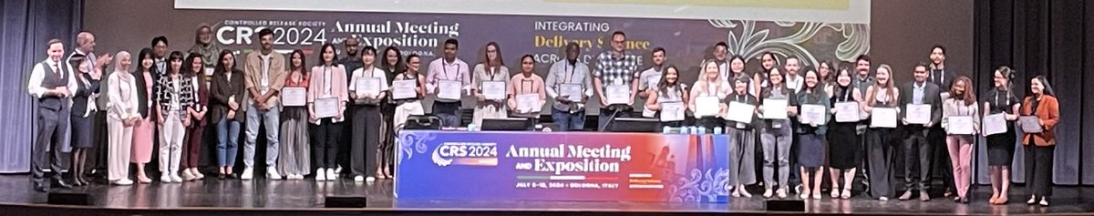 Arlene McDowell (She/her) (@spunky_possum) on Twitter photo <a href="/OtagoPharmacy/">School of Pharmacy</a> here <a href="/CRSScience/">Controlled Release Society</a> Bologna and Kathy Sircome taking the stage here to collect her award! <a href="/OtagoPharmacy/">School of Pharmacy</a> here <a href="/CRSScience/">Controlled Release Society</a> Bologna and Kathy Sircome taking the stage here to collect her award!