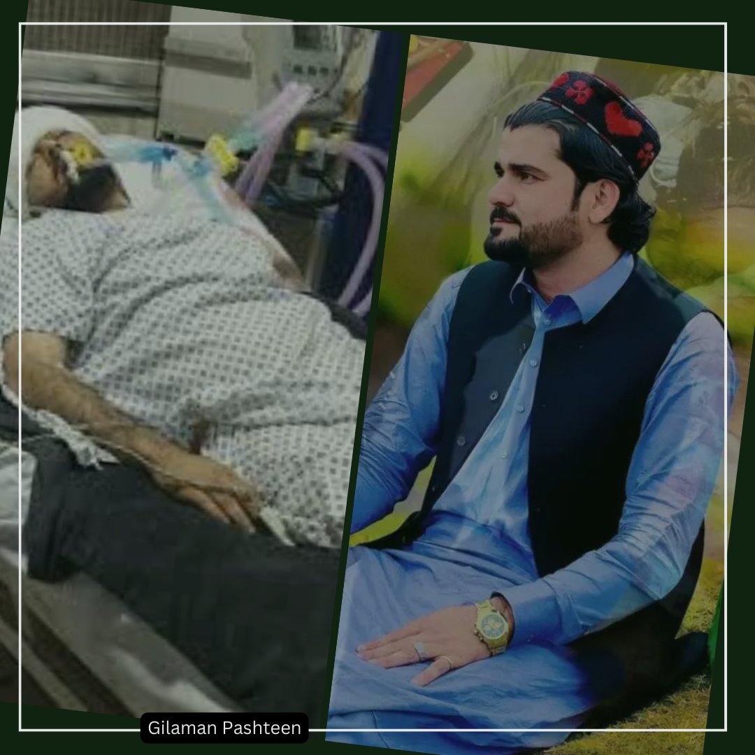AftabSherpao's tweet photo. The attack on Gilaman Wazir in Islamabad is a very sad incident. He is in a critical condition in PIMS hospital and my prayers are with him for his early recovery
#gilamanwazir #Islamabad https://t.co/VgLHJy9vfS