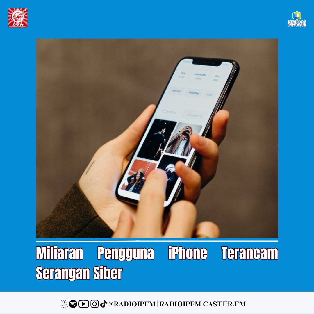 radioIPFM's tweet photo. Miliaran pengguna Iphone terancam kena hack. Sebanyak 1,46 milliar pengguna Iphone terancam kena serangan siber. Biasanya hacker memberikan email dengan teks seperti official apple dan mengantarkan seseorang ke website palsu yang dibuat.

[Source: https://t.co/I3ZcE1qpL1] https://t.co/JjN7E5TSiF