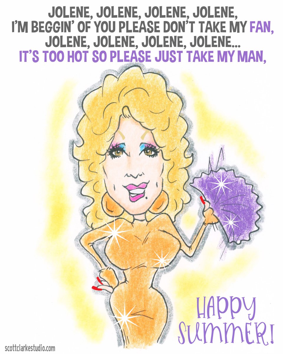 _scottclarke's tweet photo. Sizzlin' summer STAR-toons pokin' a little fun at the hot hazy dayz!
#summervibes #dollyparton #bettemidler #barbrastreisand #rebamcentire #heatadvisory #entertoonment #scottclarkestudio https://t.co/tJTjSGqd0y
