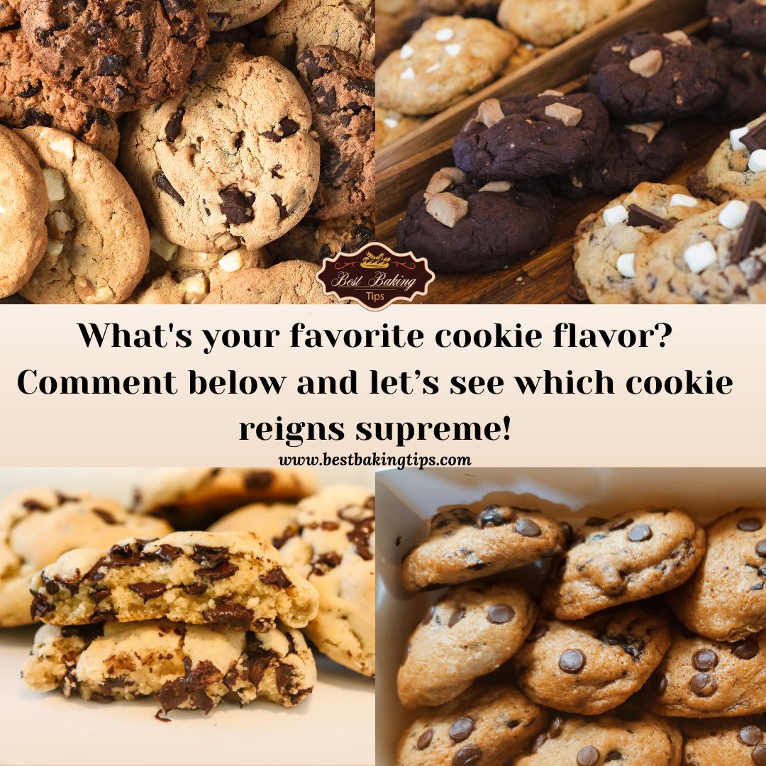 bestbakingtips's tweet photo. Favorite cookie flavor? Drop it in the comments and let's see which cookie rules them all! 🍪❤️Learn from the best! visit https://t.co/q8wPY4IDt5 #CookieChallenge #BakingFun #CookieKingdom #bestbakingtips https://t.co/VvCzsn7JUK