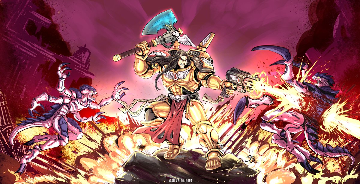 silveirajrart's tweet photo. D A N T E - Warhammer 40K -
Commission made for @LogicalElf! thank you!

Did you like it? remembering that my commissions for the months of July and August are open and I also make fanarts!

Rts aprecianted 🩵

#silveirajrart #warhammer40k #WarhammerArt #artwork #fanart https://t.co/g6f7SHfEjH
