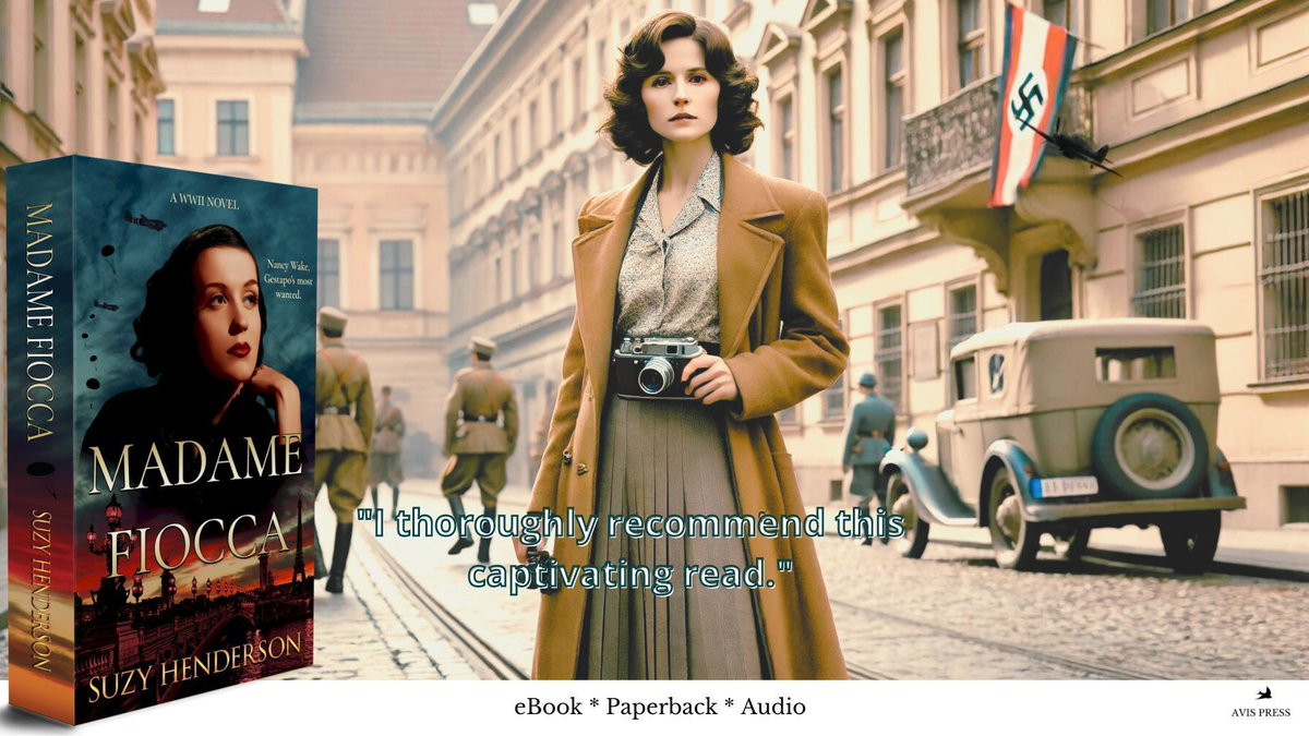 Suzy_Henderson's tweet photo. A gripping #WW2 tale of love and espionage in Occupied France, based on true events. 

"I thoroughly recommend this captivating read" 5-Stars

https://t.co/CTadPYa355
#thrillers #BooksWorthReading #histfic https://t.co/Pf8zrtuc3T