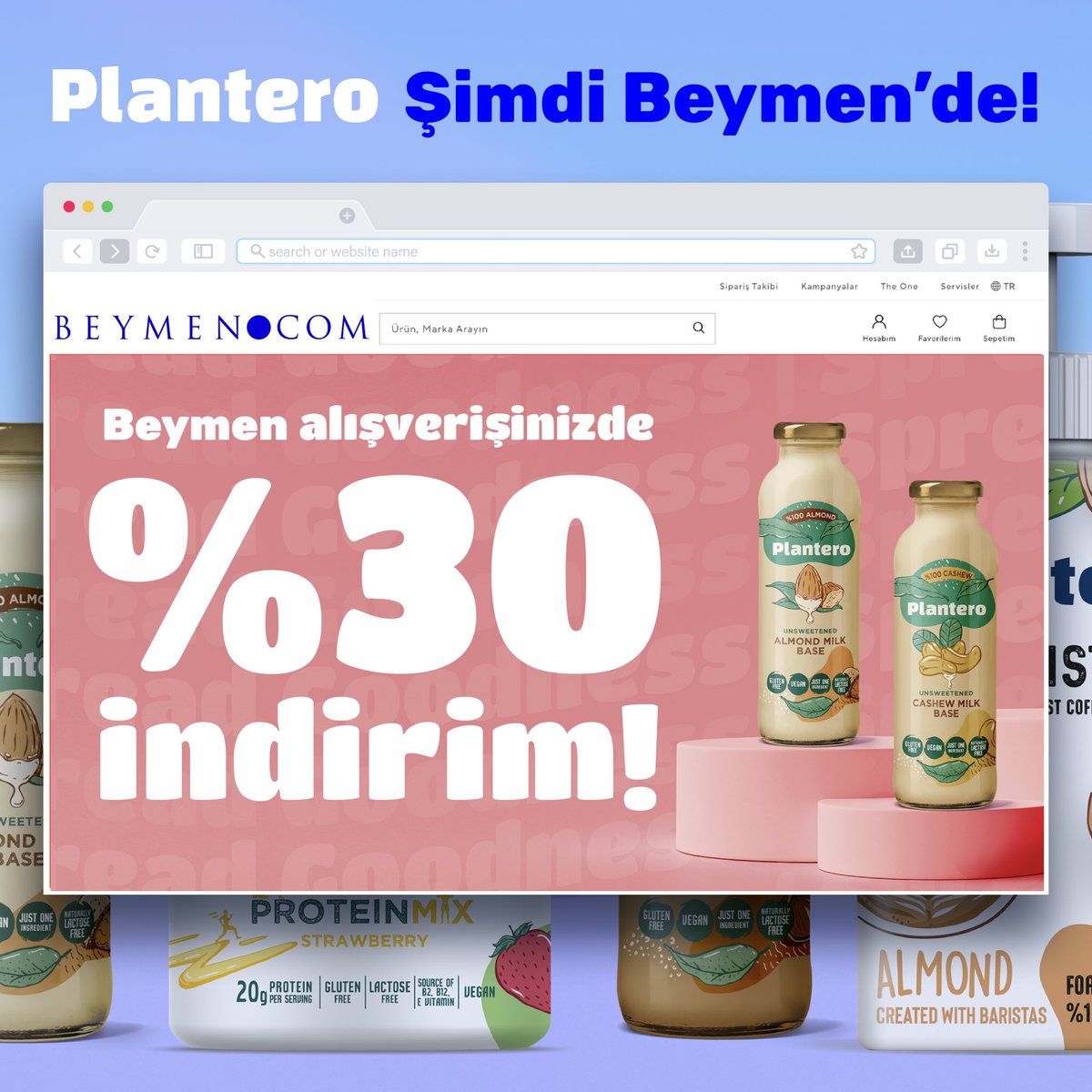 Plantero_co's tweet photo. Plantero Şimdi Beymen’de!✨ 

14 Temmuz tarihine kadar Beymen'nden yapacağınız Plantero alışverişlerinizde %30 indirim fırsatını kaçırmayın.🌱 

📌İndirim, ürünleriniz sepete eklenince uygulanmaktadır. https://t.co/jcpMmKWrfq
