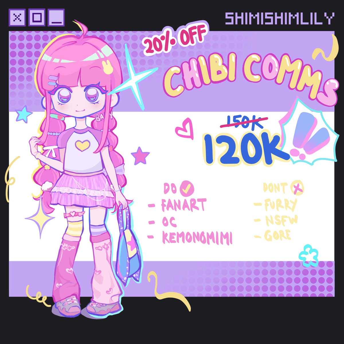 shimishimlily's tweet photo. any interactions are appreciated! 🥹💕🌸🫧

Open Commission for chibi fullbody
There will be 3 slots available 
Grab yours fast!😼

🌷 local only, BCA/DANA
🧸 #opencommission #ArtCommission #artidn #commisionsopen https://t.co/9yHe9LskT8