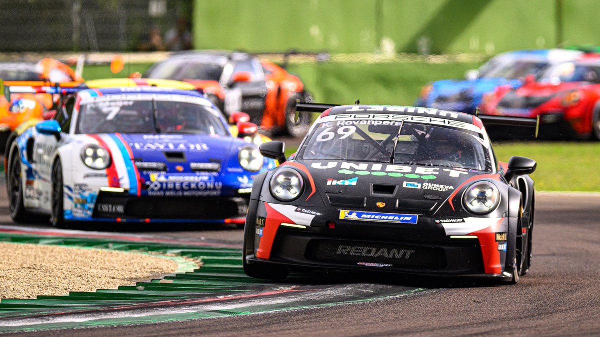 PorscheRaces's tweet image. #911GT3Cup - 2-time #WRC World Champion #KalleRovanpera is competing sporadically in the #PorscheCarreraCup Benelux. At #AutodromoImola, the 23-year-old Finn 🇫🇮 took both pole positions and won Sunday's race despite a 5-second penalty - the 1st circuit racing victory for #KR69!