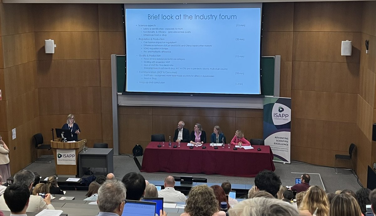 Brendan Daisley (@bdaisley) on Twitter photo Kicking off the #ISAPP2024 Industry Forum forum here in Cork 🍀🇮🇪🔬 starting with a brief look at the #scientific requirements for new #biotic substances in the changing #regulatory landscape.
<a href="/ISAPPscience/">ISAPP</a> <a href="/Pharmabiotic/">APC Microbiome Ireland</a> <a href="/UCC/">UCC Ireland</a> <a href="/SarahLebeer/">Sarah Lebeer</a> #probiotics #prebiotics #postbiotics Kicking off the #ISAPP2024 Industry Forum forum here in Cork 🍀🇮🇪🔬 starting with a brief look at the #scientific requirements for new #biotic substances in the changing #regulatory landscape.
<a href="/ISAPPscience/">ISAPP</a> <a href="/Pharmabiotic/">APC Microbiome Ireland</a> <a href="/UCC/">UCC Ireland</a> <a href="/SarahLebeer/">Sarah Lebeer</a> #probiotics #prebiotics #postbiotics