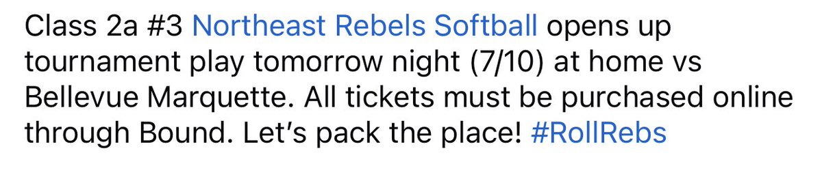 Northeast Rebels Softball (@ne_rebels_sb) on Twitter photo 
