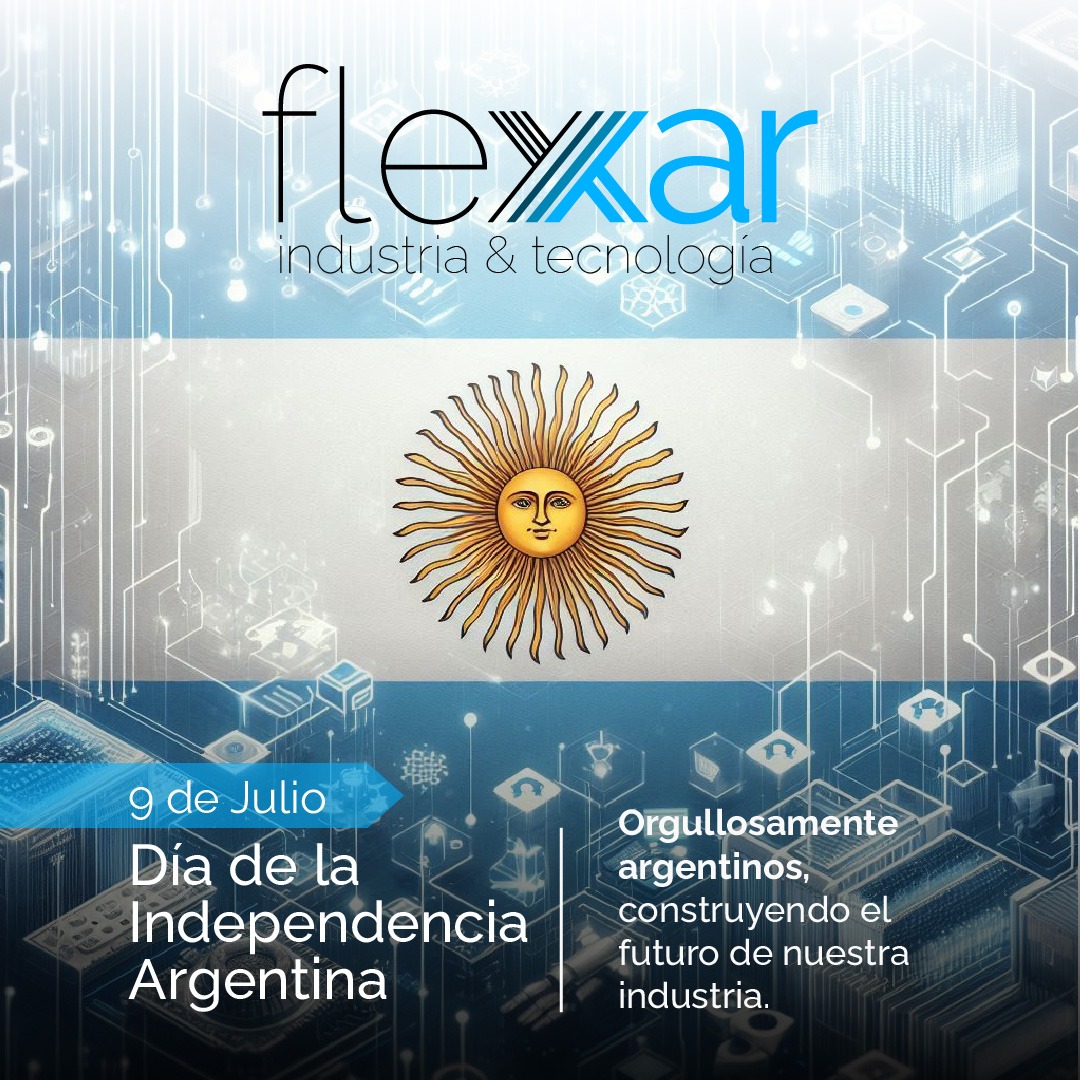 🇦🇷 ¡Feliz Día de la Independencia! Orgullosos de impulsar la industria argentina con tecnología de vanguardia. #Flexar #IndustriaArgentina
#Independencia