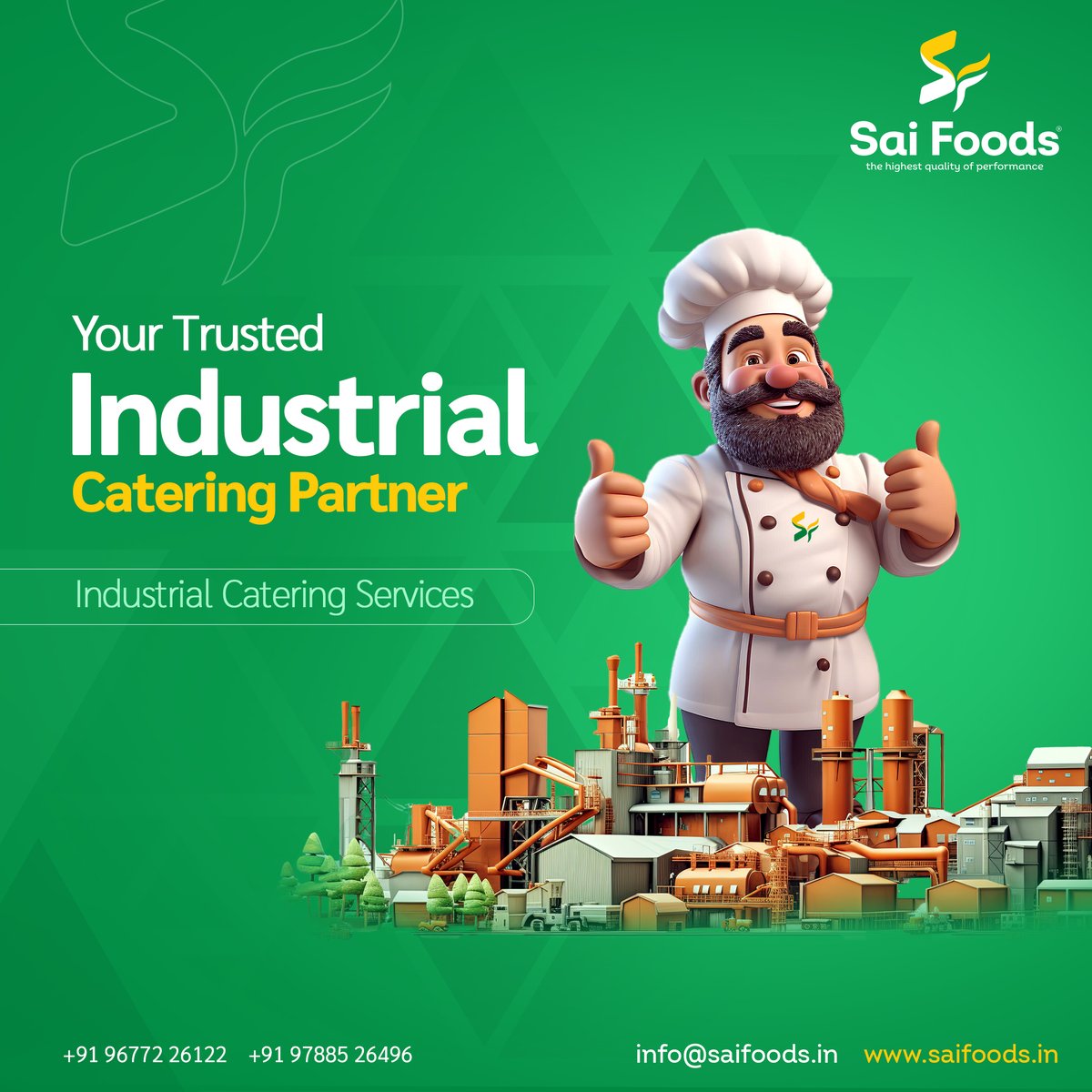 SaiFoodcbe's tweet photo. At #SaiFoods, we not only focus on catering to appetites but also on giving equal importance to quality and hygiene. Our experienced team of chefs follows stringent food safety procedures and hygienic cooking practices.

https://t.co/q01XZjjj17

#IndustrialCateringService https://t.co/XsJy0yCKrx
