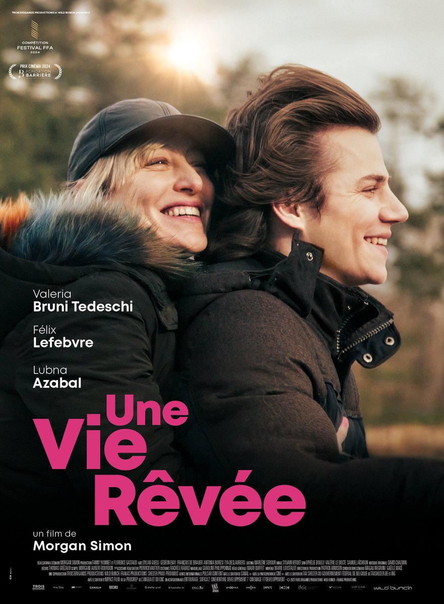 UNE VIE RÊVÉE sera présenté en compétition <a href="/FFAngouleme/">Film Francophone à Angoulême</a> 🎉☀️

Avec les merveilleux Valeria Bruni Tedeschi, Félix Lefebvre et Lubna Azabal.

Au cinéma le 4 septembre 🍿 Hâte que les grandes vacances se terminent 🏖️ <a href="/WildBunch/">Wild Bunch</a>