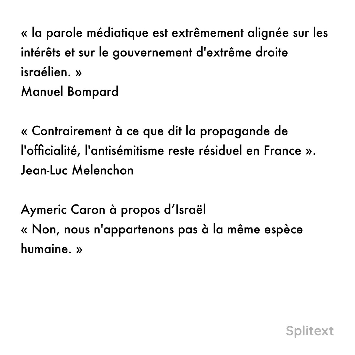 srodan's tweet photo. 92% des Français juifs estiment que La France Insoumise contribue à l'augmentation de l'antisémitisme. Voilà pourquoi (Une liste non-exhaustive des déclarations des responsables LFI) https://t.co/8hCu97mDpg
