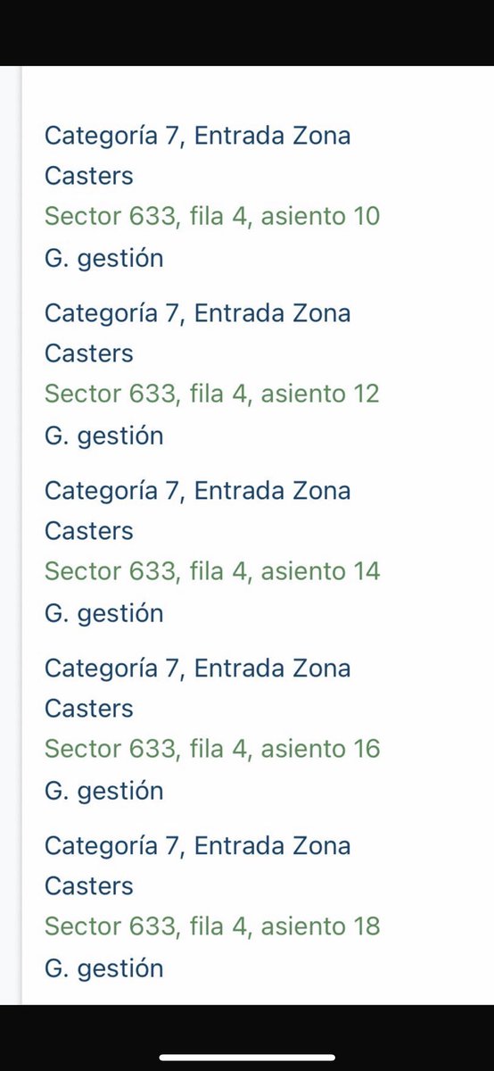 Pedroasdfq's tweet photo. @Alberto27_CR Hola buenas , yo vendo estas entradas al mismo precio que las compre https://t.co/5G1IvL9qhi